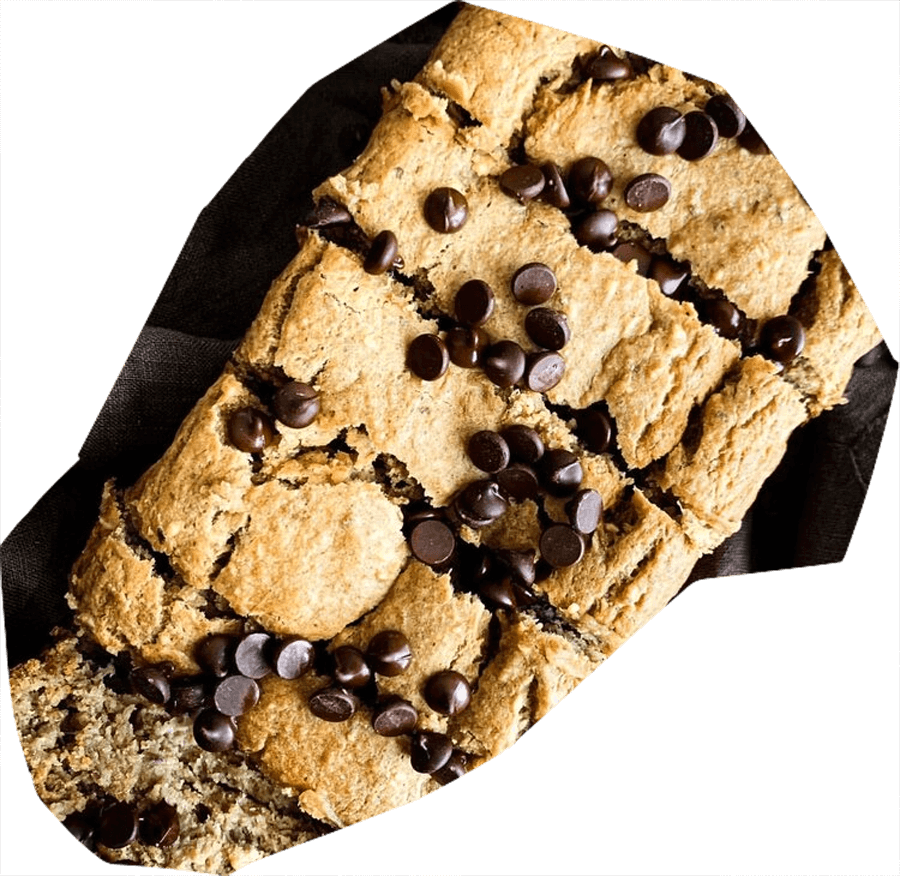 Classic Salted Cookie Dough Banana Bread